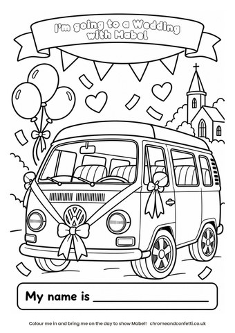 Mabel colouring sheet